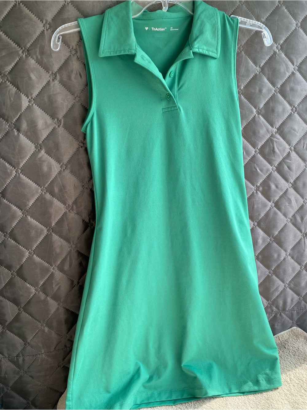 Aritzia TnAction Dash Polo Mini Dress - Kelly Green - Size XS